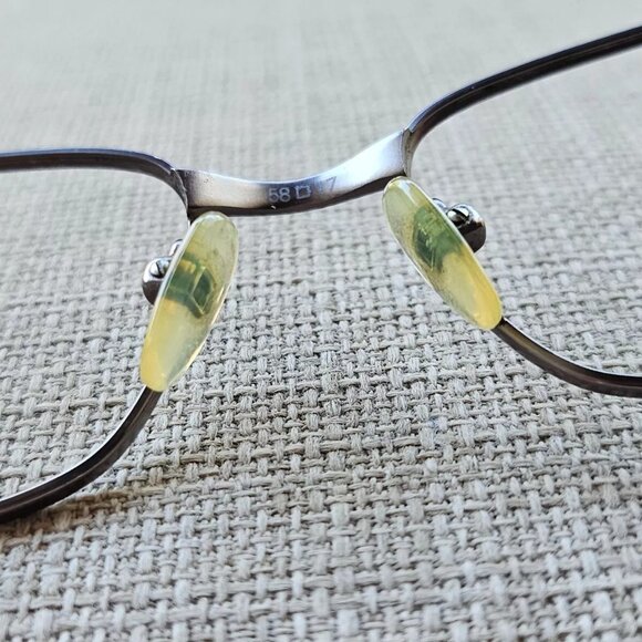 Kirkland Signature Men Eyeglasses Frame BAROLO Dk. Matte Gun Frame Made in Italy - Picture 11 of 13